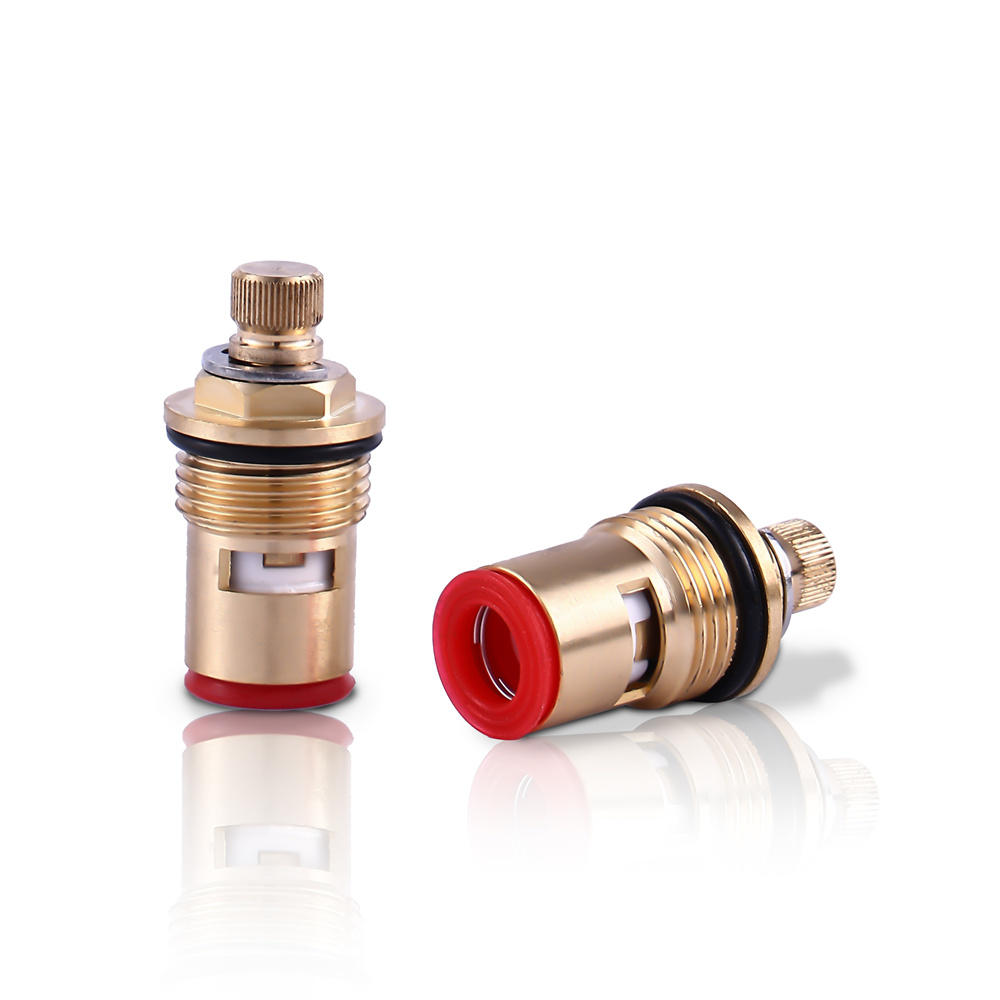Single Cooled Split All Copper Ceramic Quick-Open Valve Core Opening Red And Opening Blue
